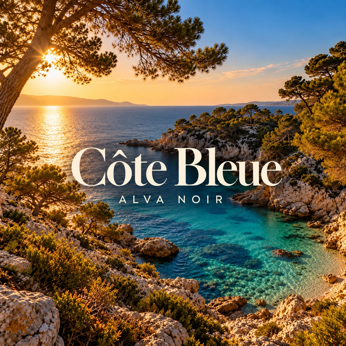 Pochette de Côte Bleue, ALVA NOIR